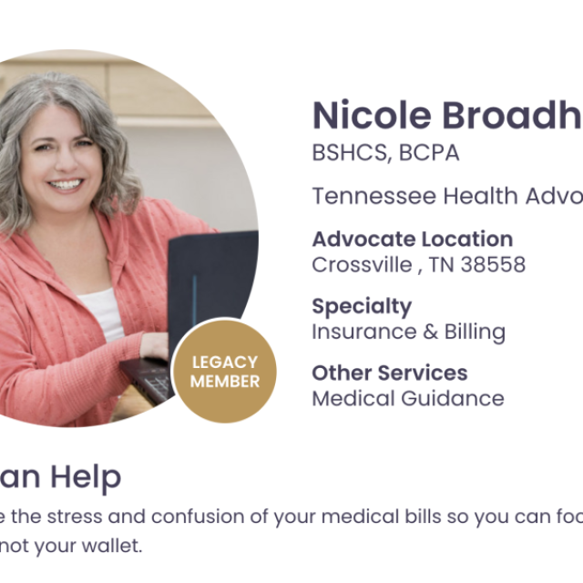 Tennessee Health Advocates - Nicole Broadhurst, BSHCS, BCPA